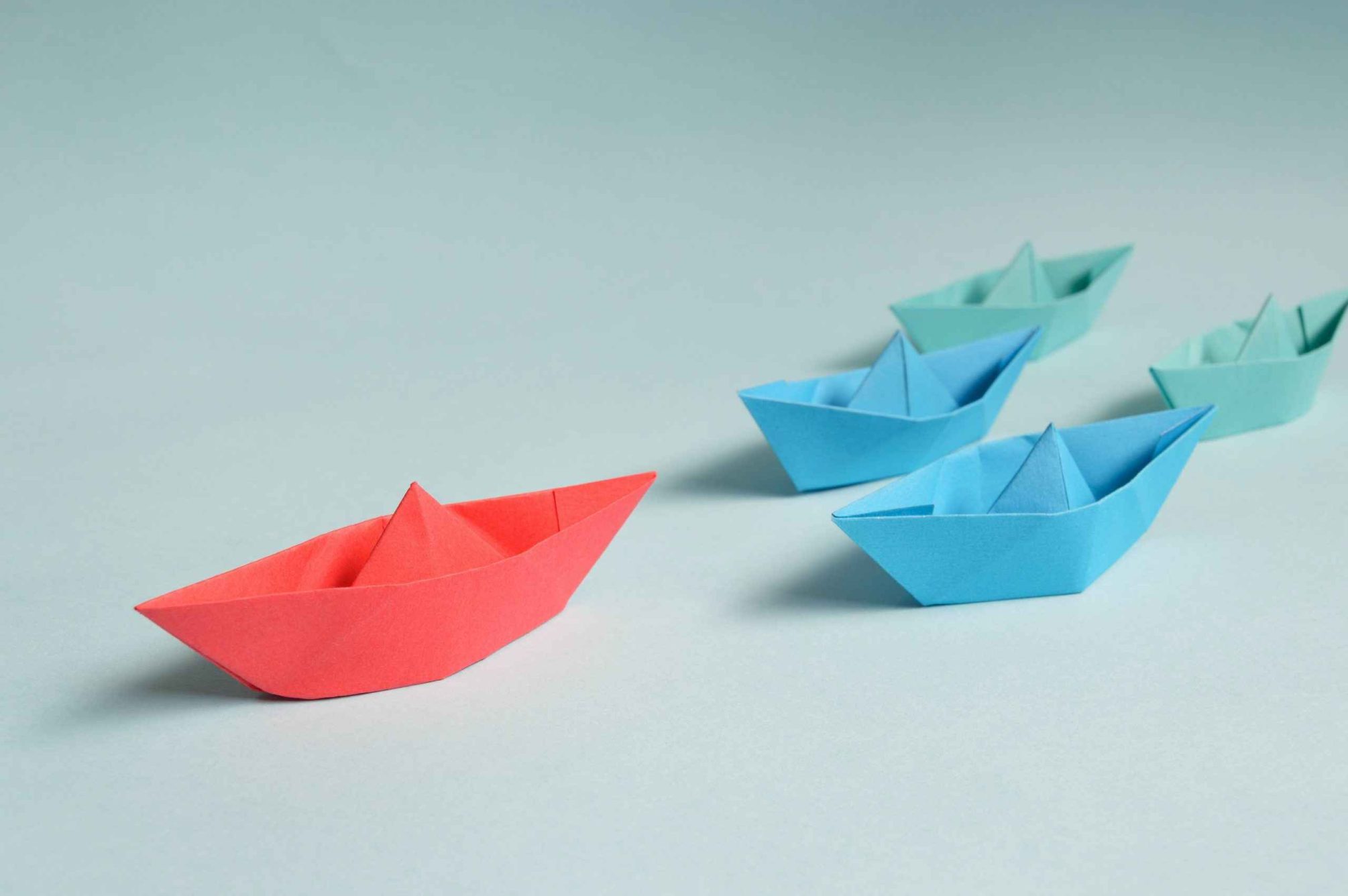 greenloopsolutions - Picture of five paper boat