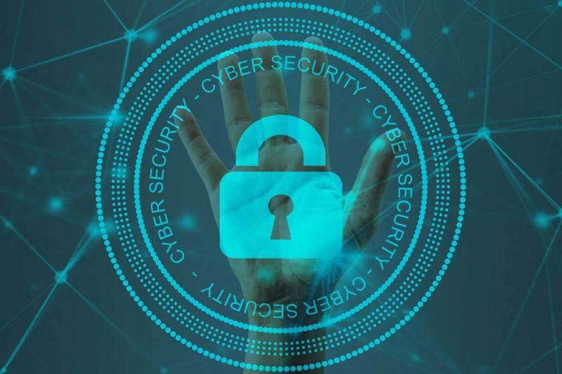 collage representation of cybersecurity